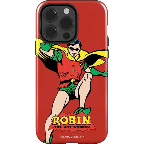 DC Comics Robin Classic Art iPhone 15 Pro Impact Case